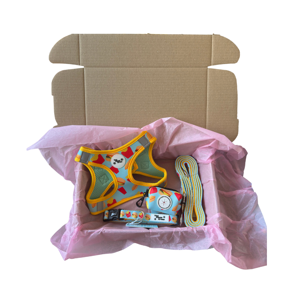 Fluff & Fries Step-In Harness Set